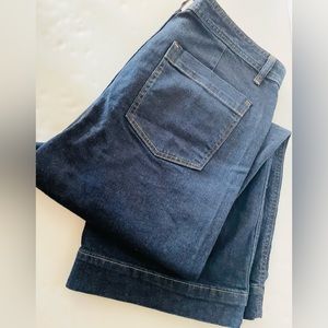 The Gap High Rise Wide-Leg Crop Jeans - 12/31 Tall